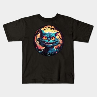 Anime Cheshire Cat Alice in Wonderland Kids T-Shirt